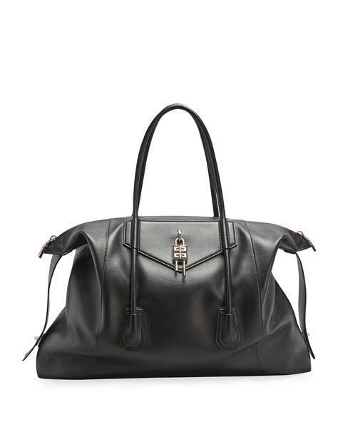 givenchy antigona soft men|Givenchy Men's Antigona Soft Leather Lock Large Shoulder Bag.